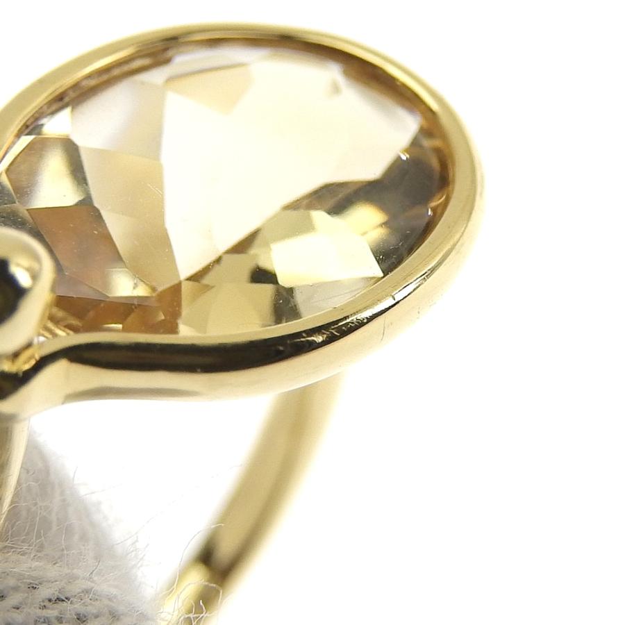 サヴァンナ ジョージジェンセン GEORG JENSEN リング K18YG シトリン