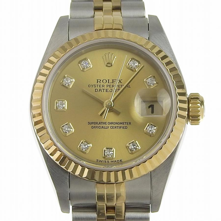 ロレックス 腕時計 レディース 美品 69174 ピンク ROLEX（ロレックス）デイトジャスト 中古 | 東京・大阪の