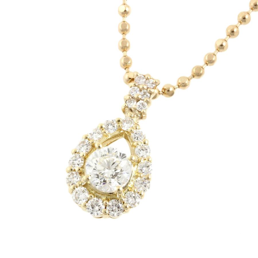値下げ ネックレス K18YG ダイヤモンド 1ct up 1カラット以上 