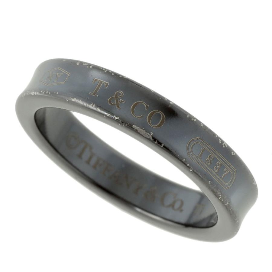 ティファニー TIFFANY & Co. 1837 リング 指輪 チタン 黒 ブラック 13.5号 本物保証 :tkh21B0112007:高島屋質店  - 通販 - Yahoo!ショッピング