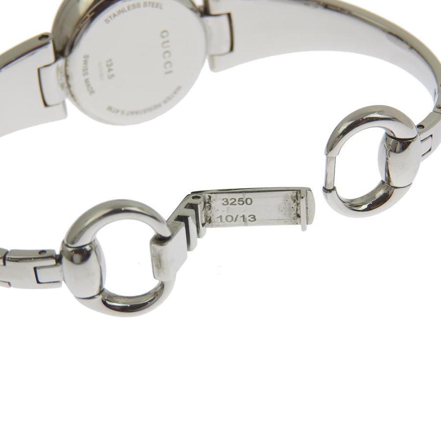 GUCCI グッチ 134.5 Gバルーン 3Pダイヤ バングルウォッチ クォーツ レディース 腕時計 正規品 / C1055 GUCCI - GUCCI グッチ 134.5 Gバルーン 3Pダイヤ バングルウォッチ