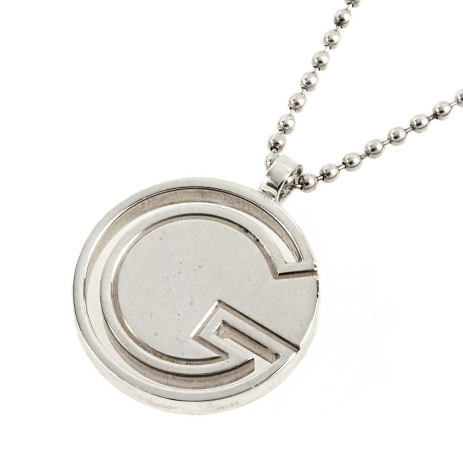 GUCCI（グッチ） ラウンドG ボールチェーン ネックレス SV925 本物保証