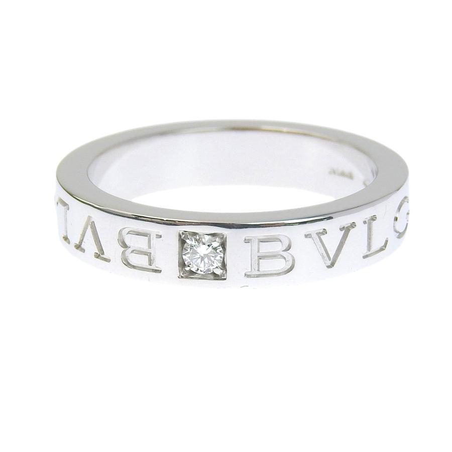 ブルガリ・ブルガリ ブルガリ BVLGARI ダブルロゴリング K18WG 1P 