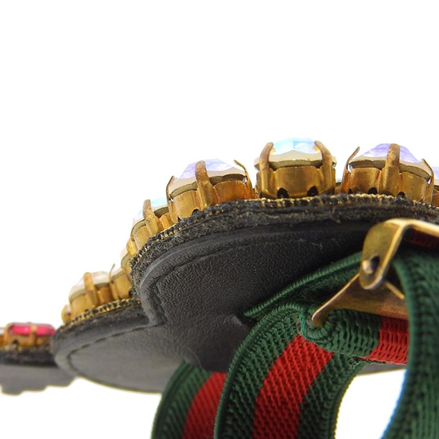 GUCCI（グッチ） ピアスド ハート ブレスレット ラインストーン