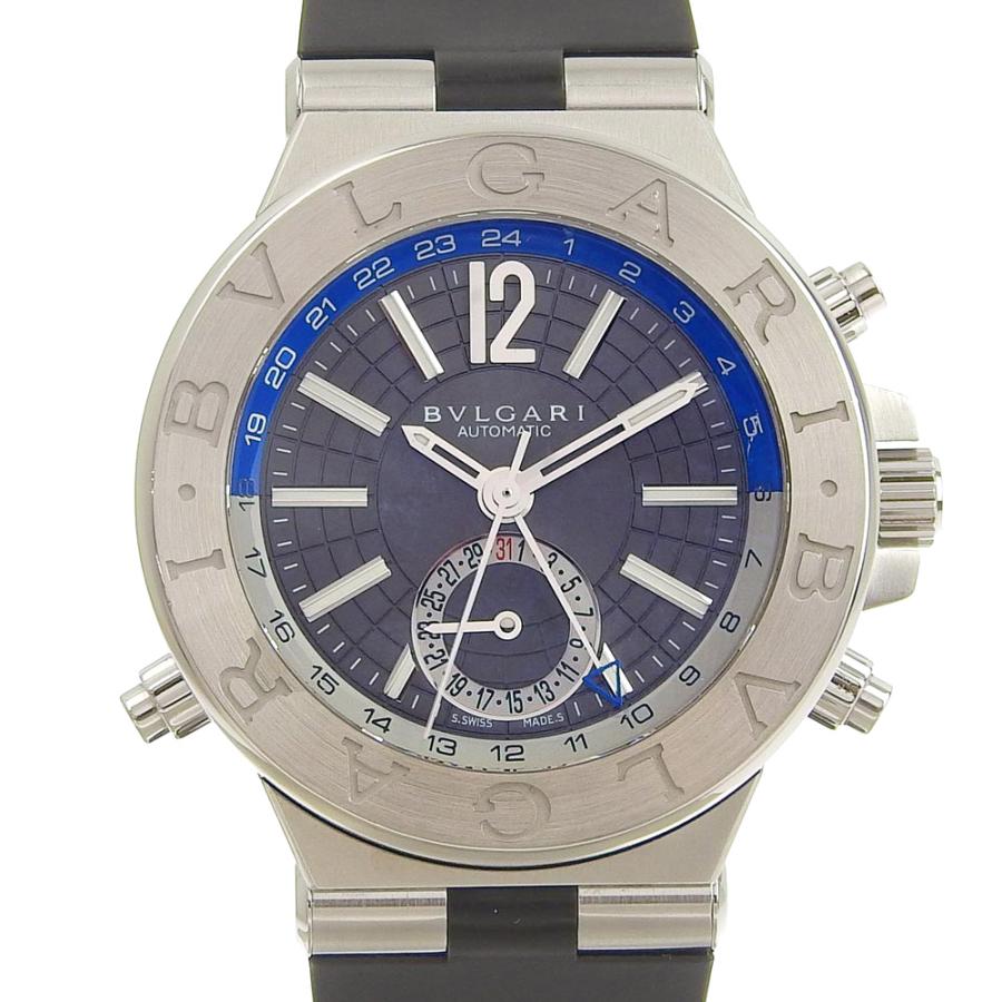 ブルガリ ディアゴノ  DG40 S GMT メンズ自動巻 腕時計　オートマ ブルガリ・ブルガリ ブルガリ BVLGARI ディアゴノGMT メンズ 自動巻き