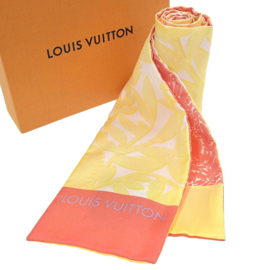 ルイヴィトン LOUIS VUITTON バンドー トロピカルフラワー スカーフ