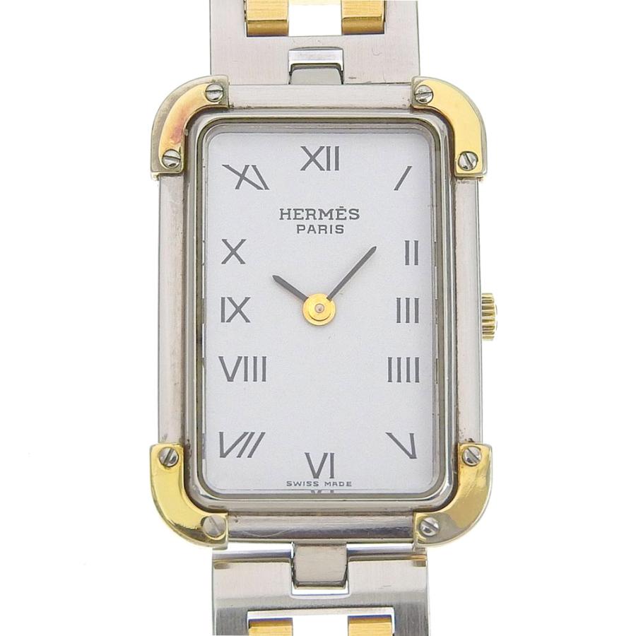 エルメス HERMES クロアジュール レディース クォーツ 電池 腕時計