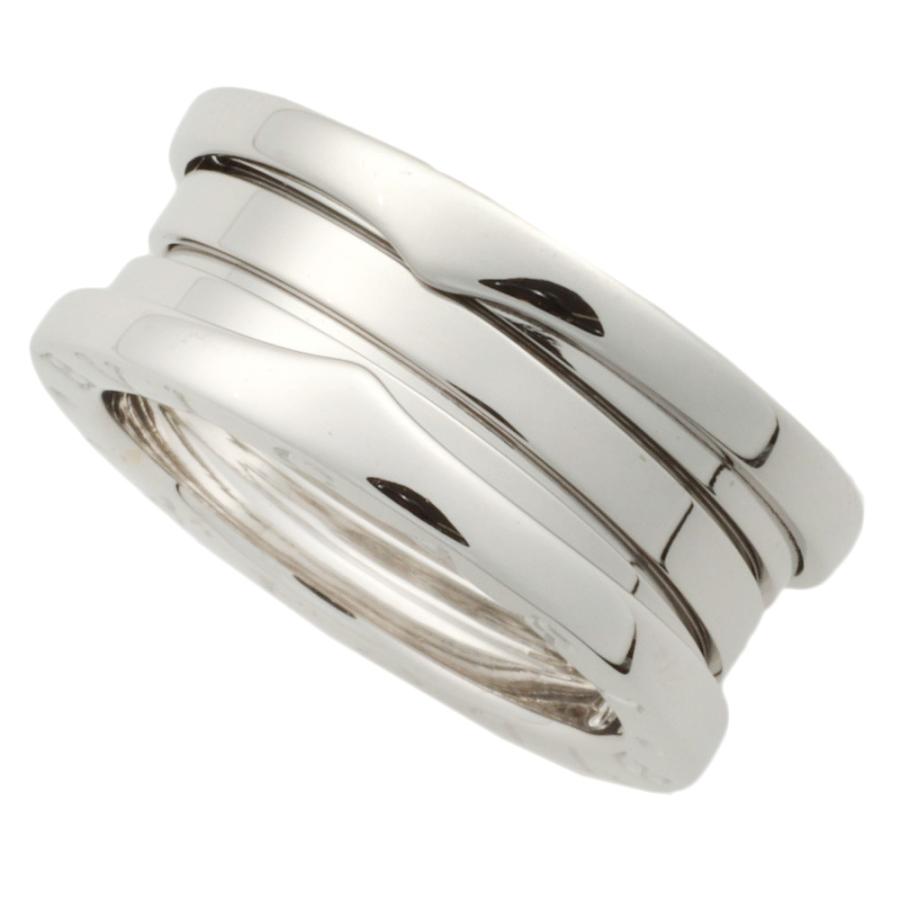 ブルガリ BVLGARI ビーゼロワンリング 指輪 K18WG #50 10号 2バンド 