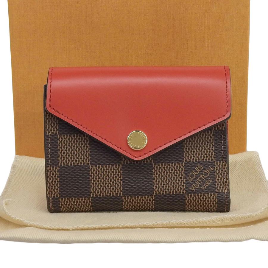 ルイヴィトン LOUIS VUITTON ダミエ ポルトフォイユ ゾエ コンパクト 