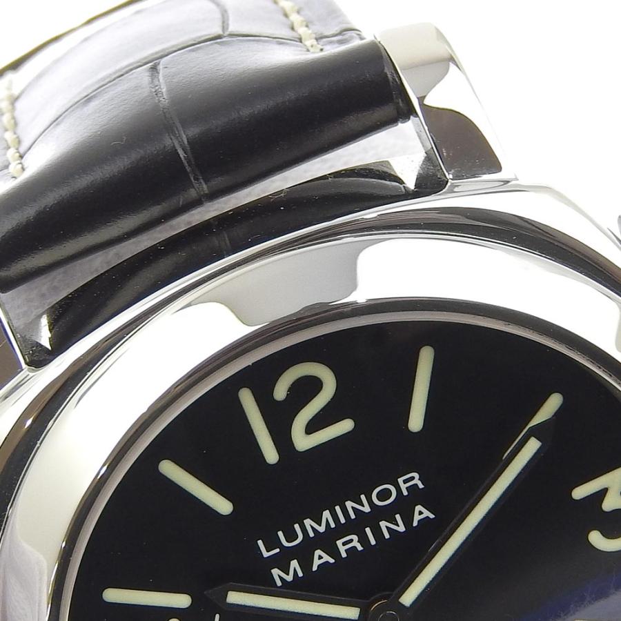 パネライ PANERAI ルミノール マリーナ スモールセコンド ノンデイト 腕時計 PAM00001 OP6518 2023/09OH済 本物保証 箱・保付 新品同様｜shop-takashimaya7｜06