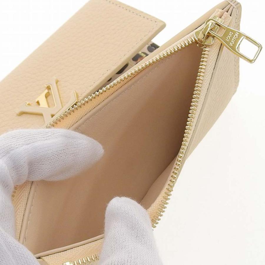 ルイヴィトン　ポルトフォイユ　カプシーヌ LOUIS VUITTON ルイヴィトン 三つ折り財布 ポルトフォイユ