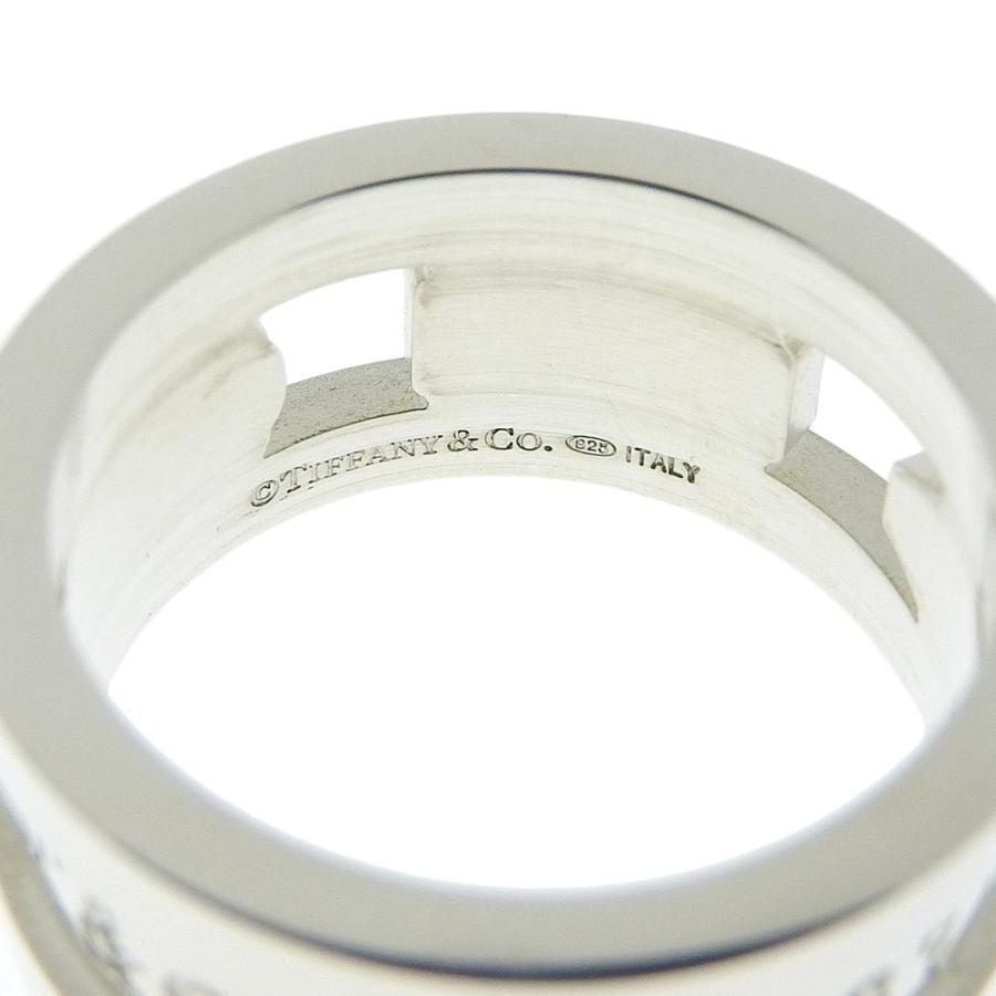 ティファニー TIFFANY & Co. エレメントリング 指輪 SV925 13号 1837 太い 本物保証 新品同様
