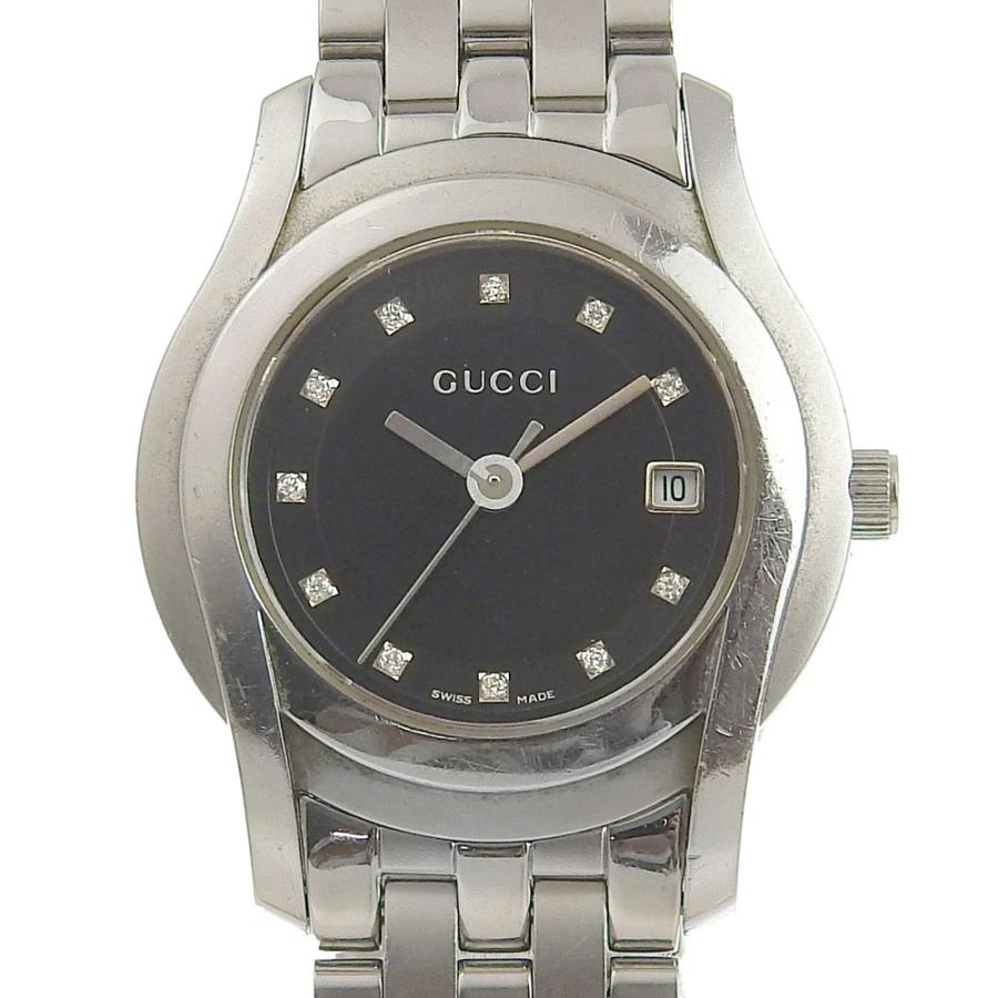 グッチ GUCCI レディース クォーツ 電池 腕時計 11Pダイヤモンド
