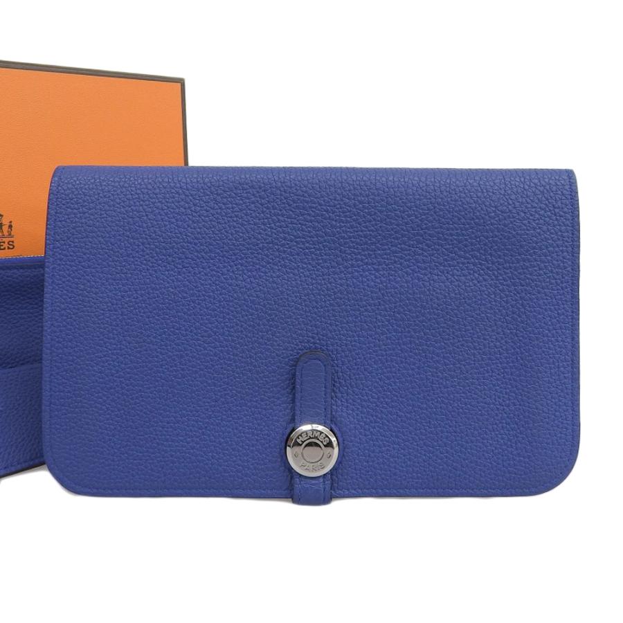 Dogon エルメス HERMES ドゴンGM 二つ折り長財布 トリヨン