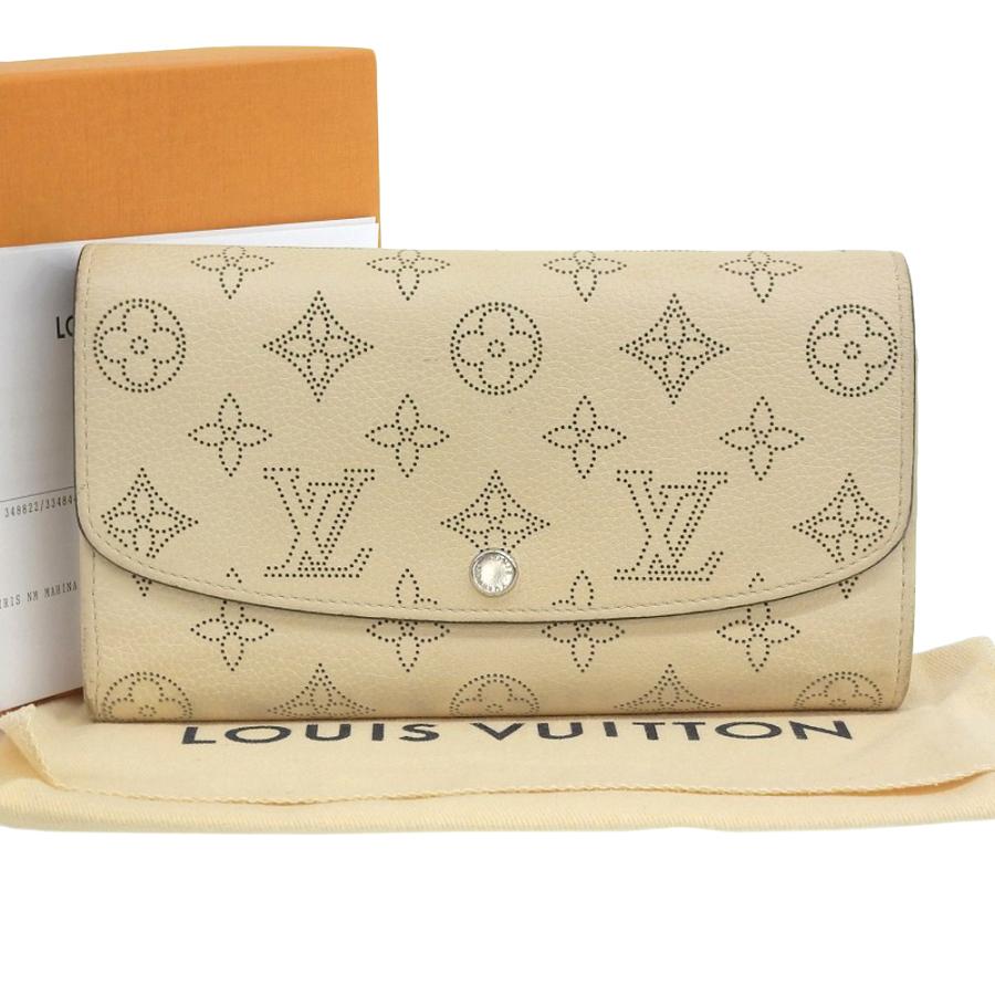 ルイヴィトン LOUIS VUITTON モノグラム マヒナ ポルトフォイユ イリス