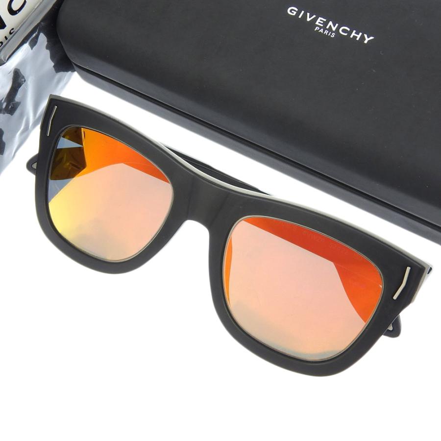 GIVENCHY ジバンシー サングラス 反射レンズ オレンジ ブラック GIVENCHY ジバンシー サングラス 反射レンズ オレンジ ブラック