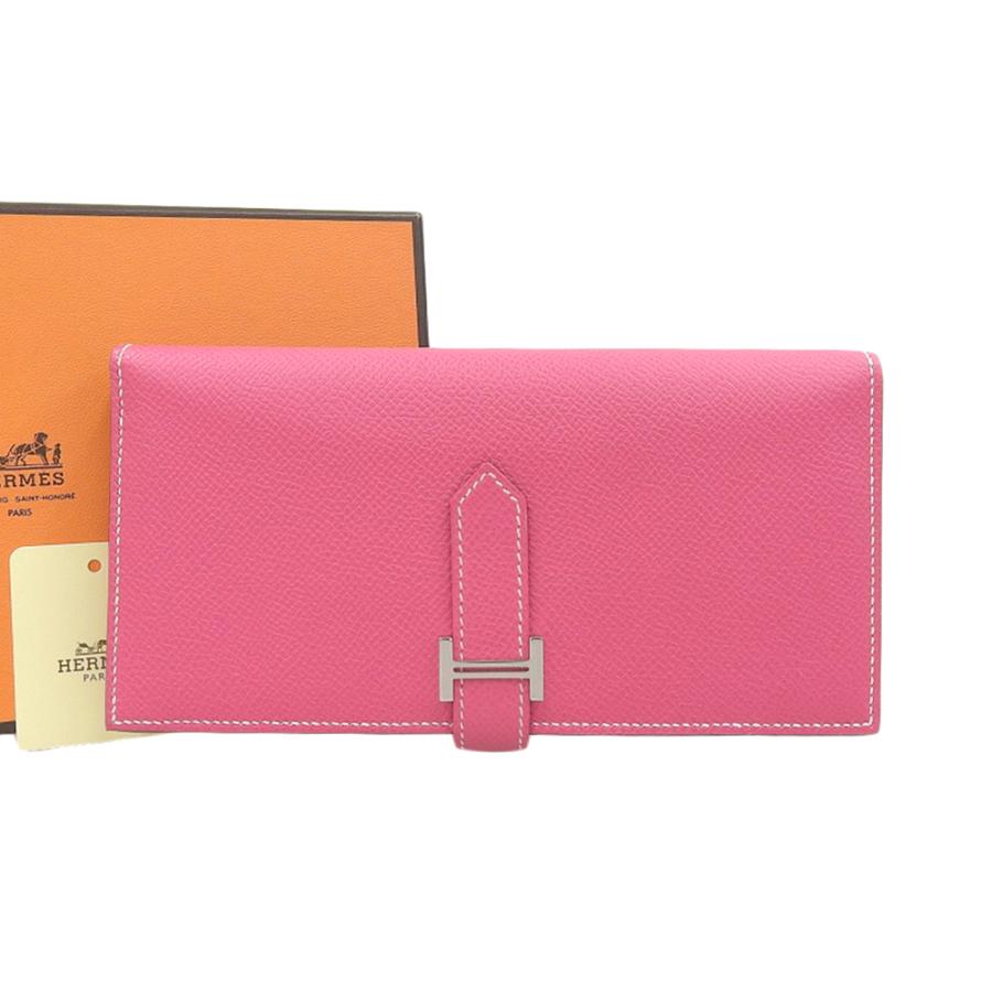 HERMES エルメス ベアンスフレ □Q刻印 二つ折り長財布 エプソン  