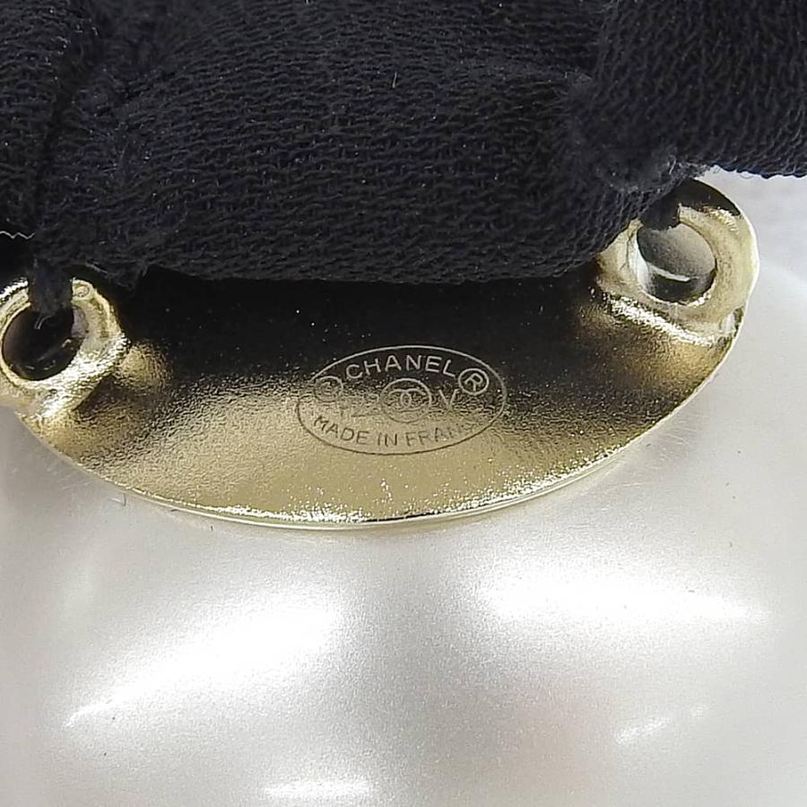 CHANEL シャネル ココマーク ロゴ ヘアゴム フェイクパール