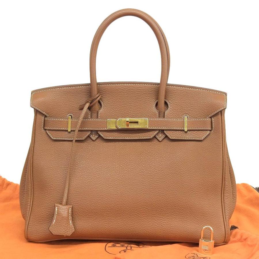 バーキン30 ハンドバッグ ハンドバッグ Birkin エルメス HERMES バーキン30 ハンドバッグ トゴレザー ゴールド