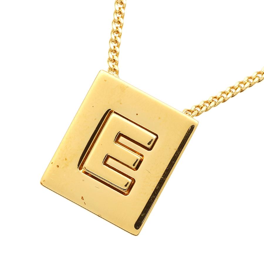 CELINE セリーヌ アルファベット E ロゴ ネックレス 希少 レア CELINE セリーヌ アルファベット E ロゴ ネックレス 希少 レア