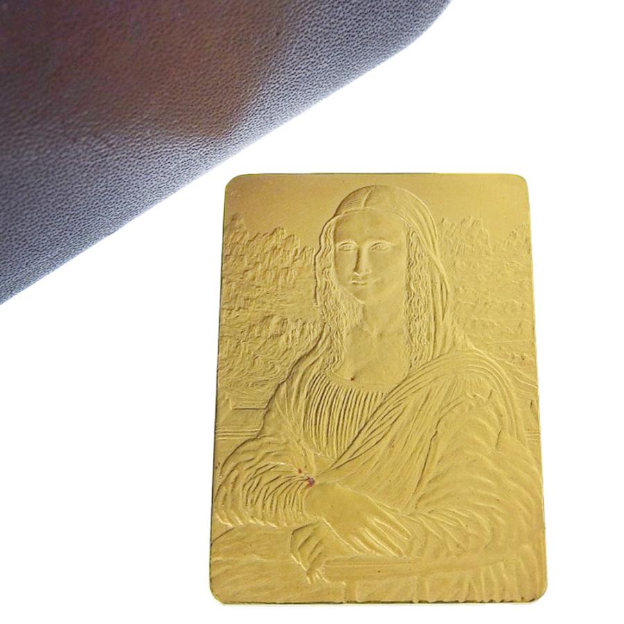 モナリザメダル 株式会社三越販売 フランス 日本 置物 FINE GOLD 純金