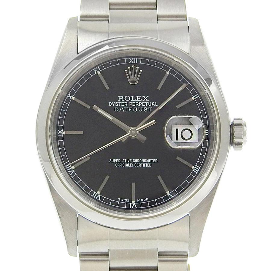 デイトジャスト ロレックス ROLEX 16200 Y番(2002年〜2003年頃) 黒文字
