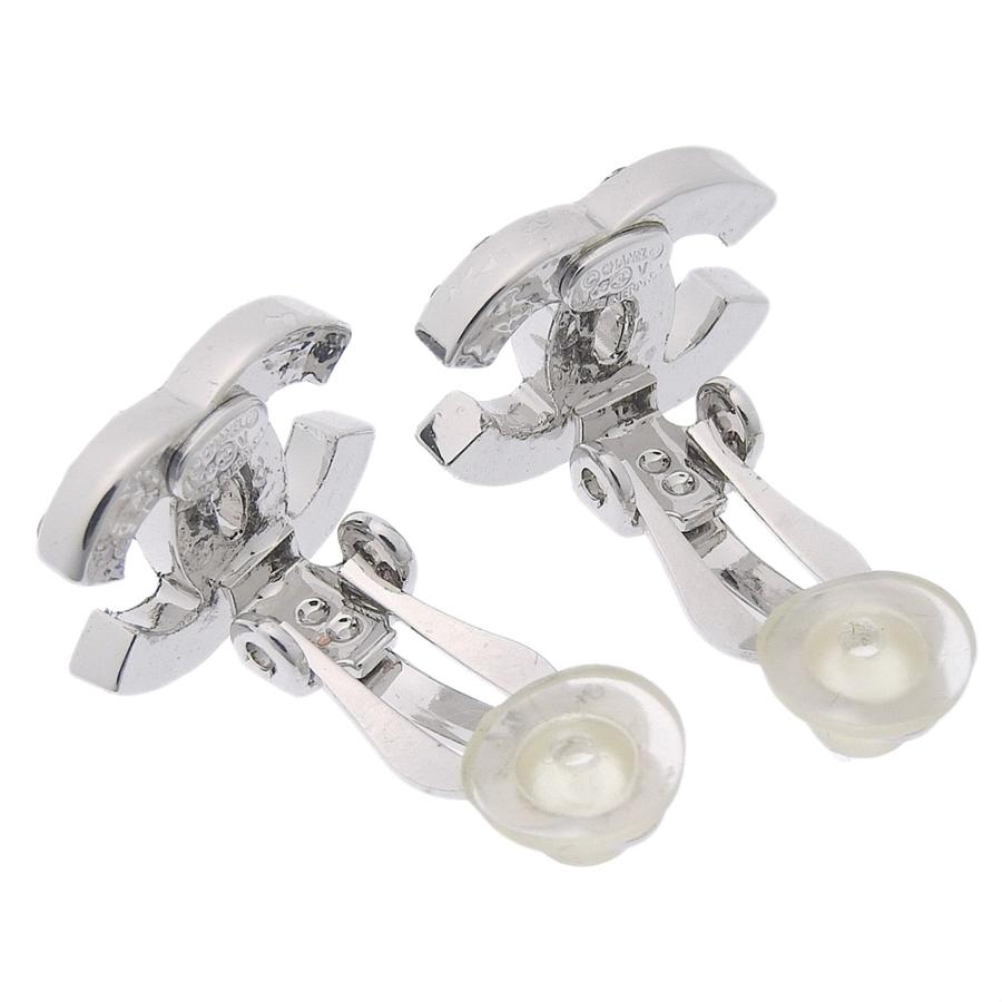 【超美品】CHANEL ピアス　ラインストーン ドロップチェーン イヤーカフ 超美品】CHANEL ピアスラインストーン ドロップチェーン イヤーカフ