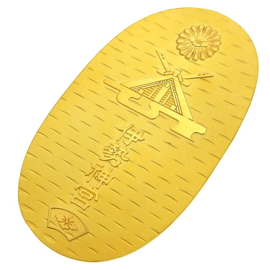 三越謹製 伊勢神宮 昭和48年 第60回 御遷宮記念 小判 K24 純金 三越謹製 伊勢神宮 昭和48年 第60回 御遷宮記念 小判 K24 純金