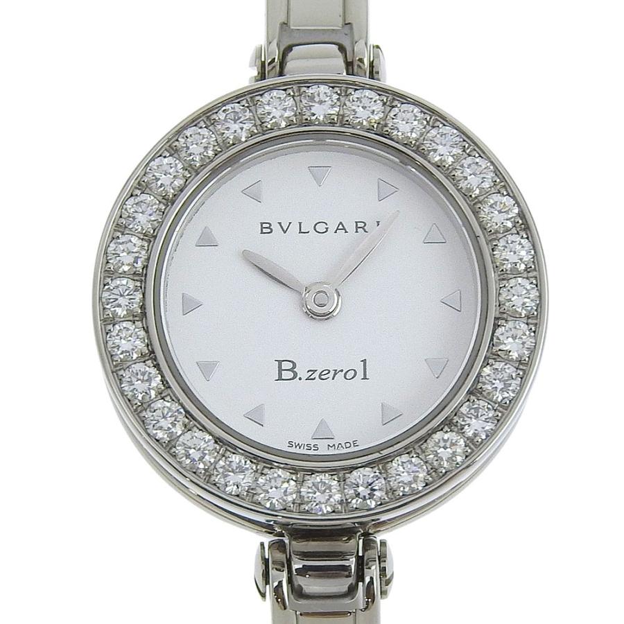 ビー・ゼロワン ブルガリ BVLGARI ビーゼロワン BZ22S 白文字盤 ベゼル