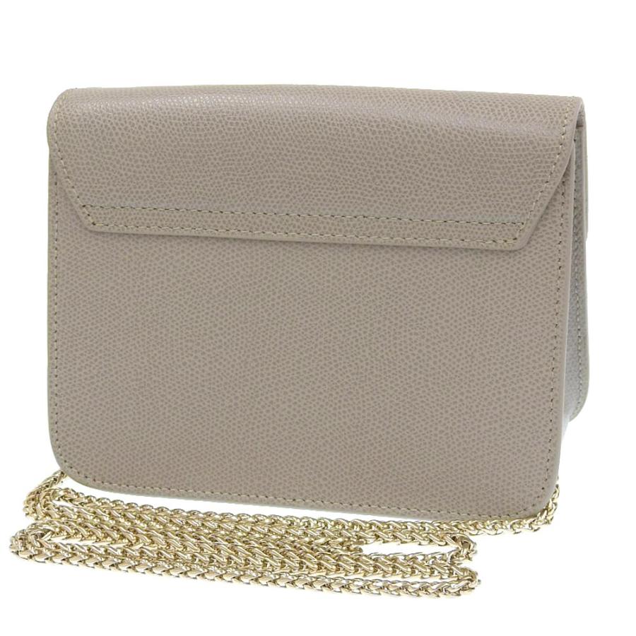 FURLA フルラ　メトロポリス　チェーンショルダーバッグ　グレージュ METROPOLIS フルラ FURLA メトロポリス チェーンショルダー