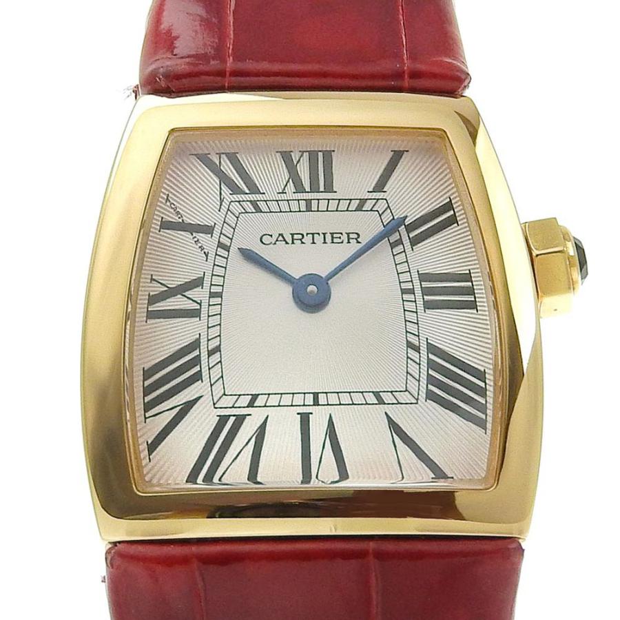 Cartier（カルティエ） ラドーニャSM W6400356 シルバー文字盤 K18YG