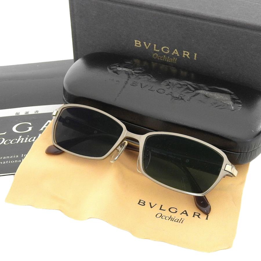BVLGARI ブルガリ サングラス BV1038T 53□16 ブルー系レンズ 本物保証 