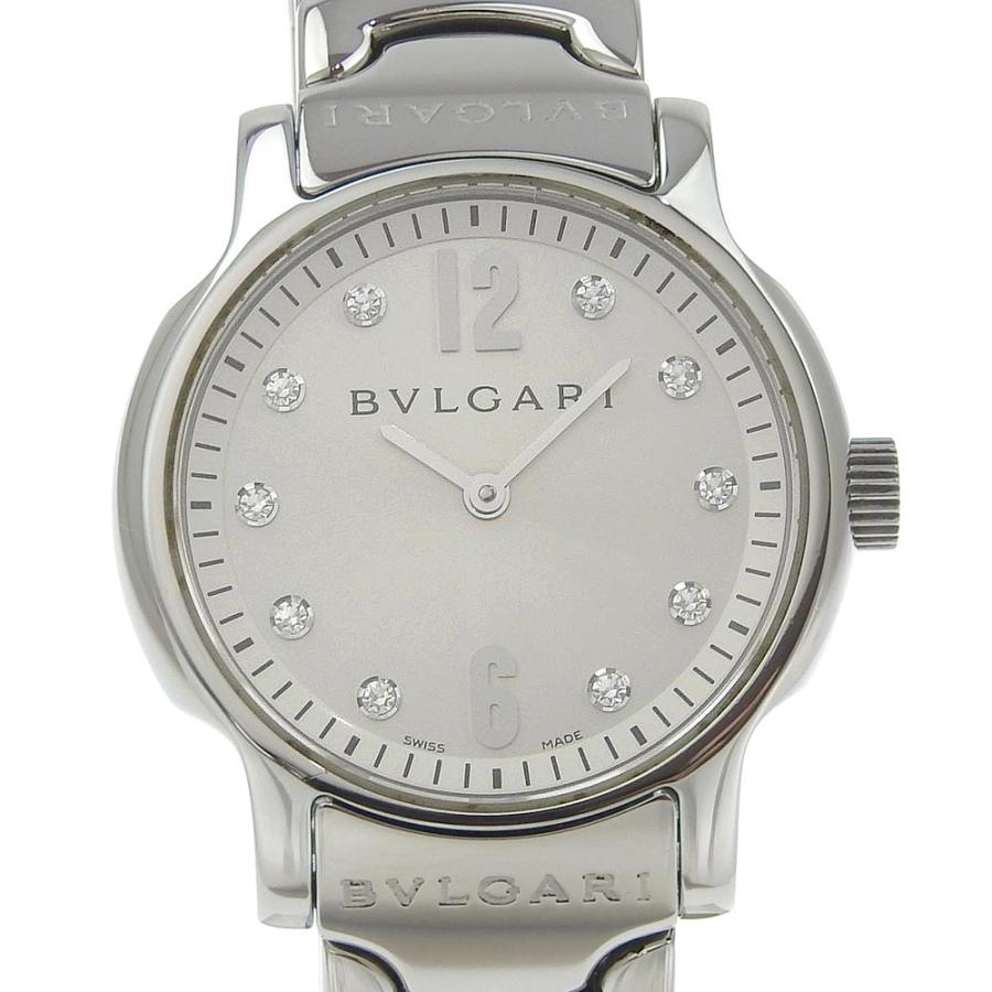 BVLGARI ブルガリ ソロテンポ ST29S シルバー文字盤 10Pダイヤ BVLGARI ブルガリ ソロテンポ ST29S シルバー文字盤 10Pダイヤ