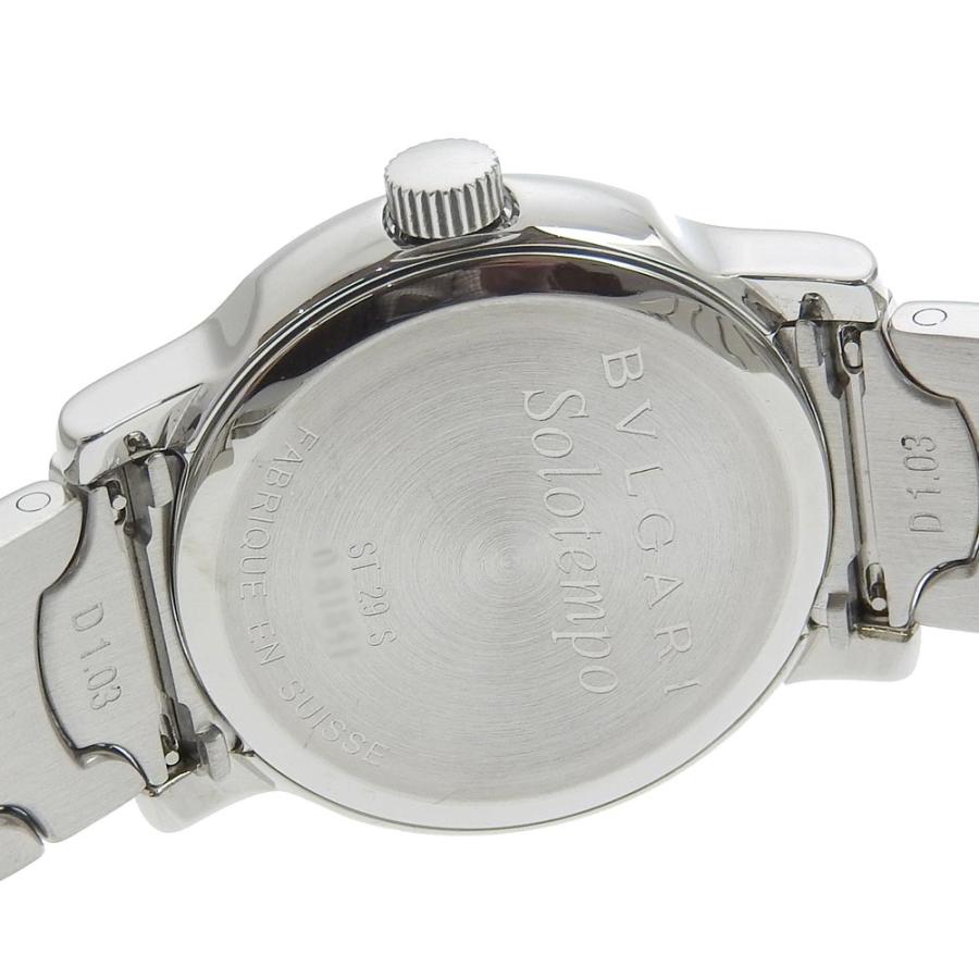 BVLGARI ブルガリ ソロテンポ ST29S シルバー文字盤 10Pダイヤ BVLGARI ブルガリ ソロテンポ ST29S シルバー文字盤 10Pダイヤ