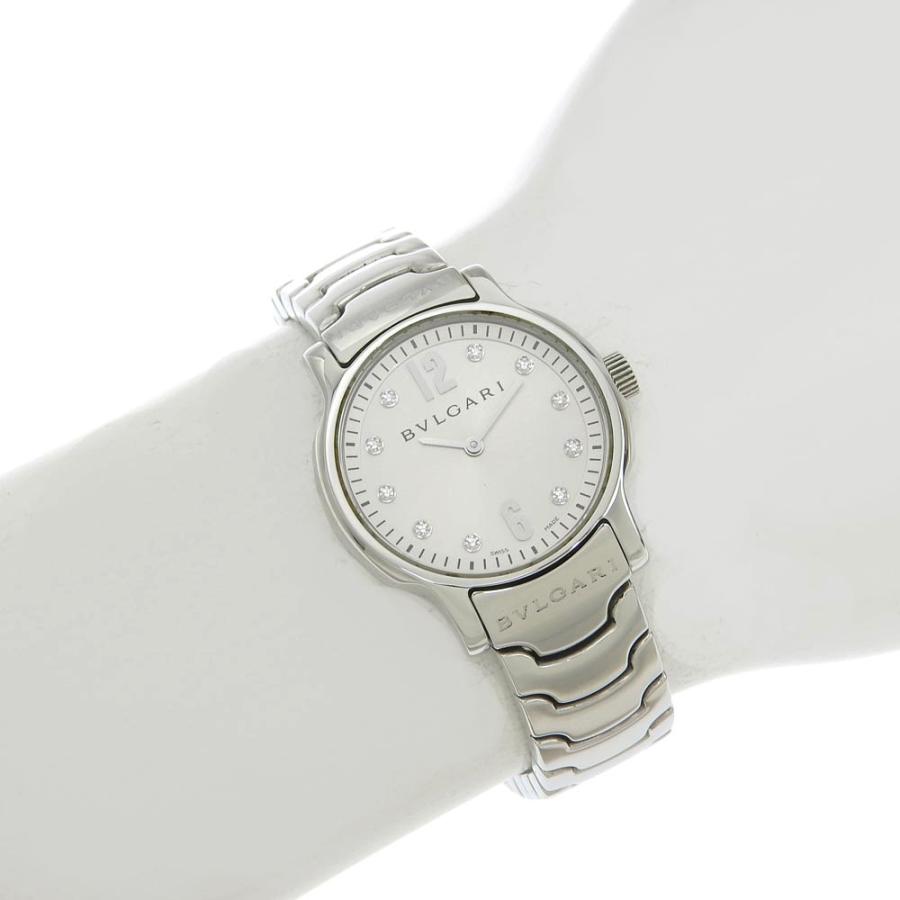 BVLGARI ブルガリ ソロテンポ ST29S シルバー文字盤 10Pダイヤ BVLGARI ブルガリ ソロテンポ ST29S シルバー文字盤 10Pダイヤ
