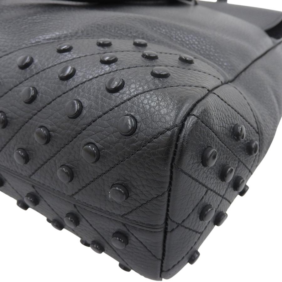 美品■トッズ ハンドバッグ 2way エンボスロゴ レザー ダークブラウン 袋付 TOD'S トッズ バッグ レディース レザー マイクロ ハンドバッグ