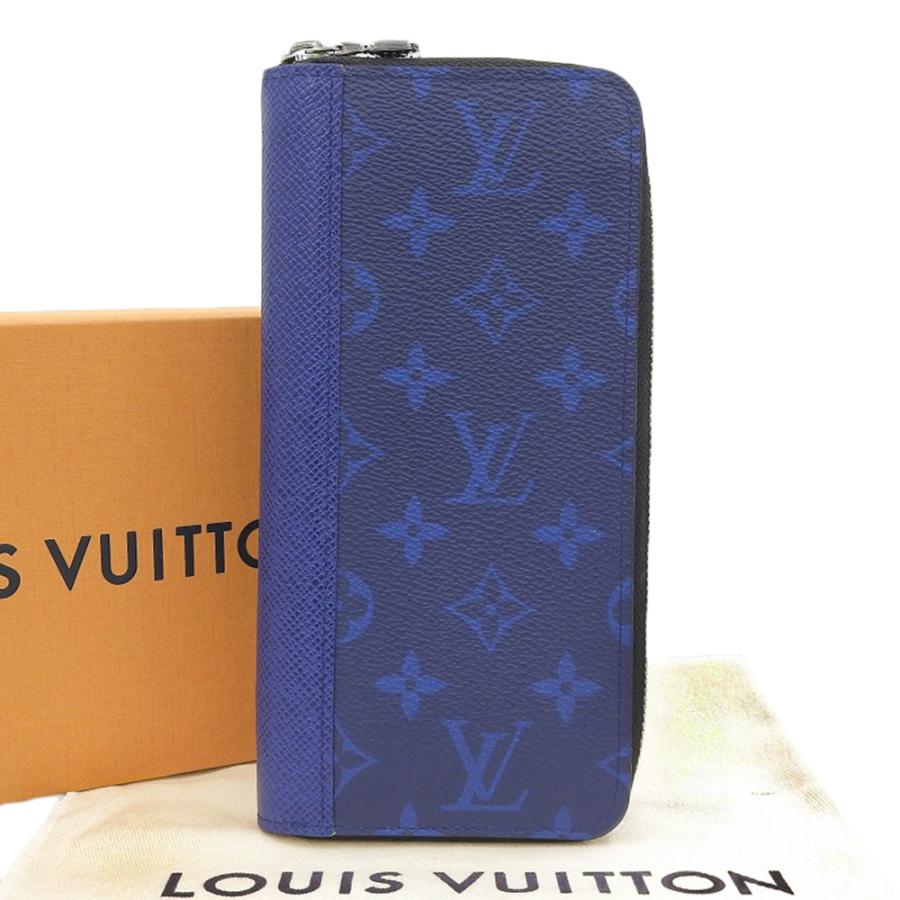 IC搭載タイプ　ルイヴィトン タイガラマ モノグラム ブルー ヴェルティカル ジッピー・ウォレット ルイヴィトン 長財布 ジッピーウォレット