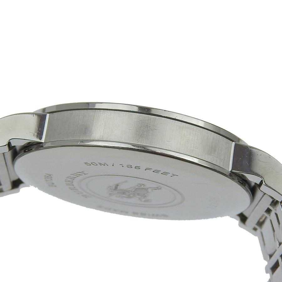 BURBERRY バーバリー デイト BU1364 黒文字盤 SS クォーツ 電池