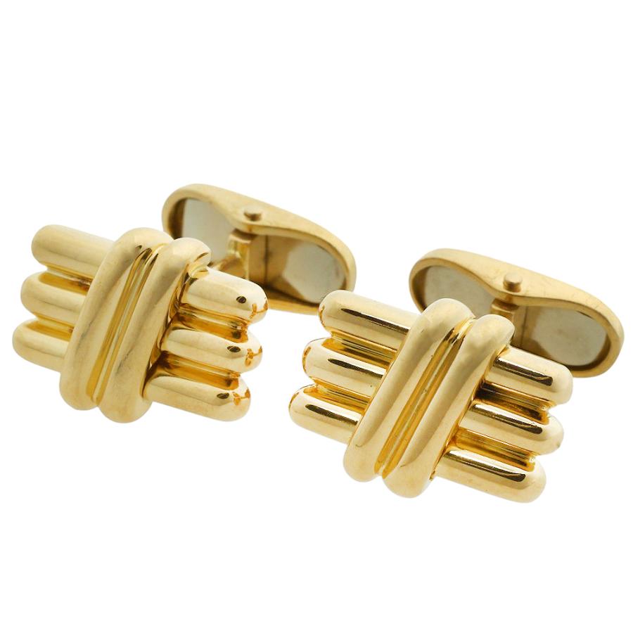 TIFFANY&Co.（ティファニー） TIFFANY & Co. カフスボタン 14.5g K18YG