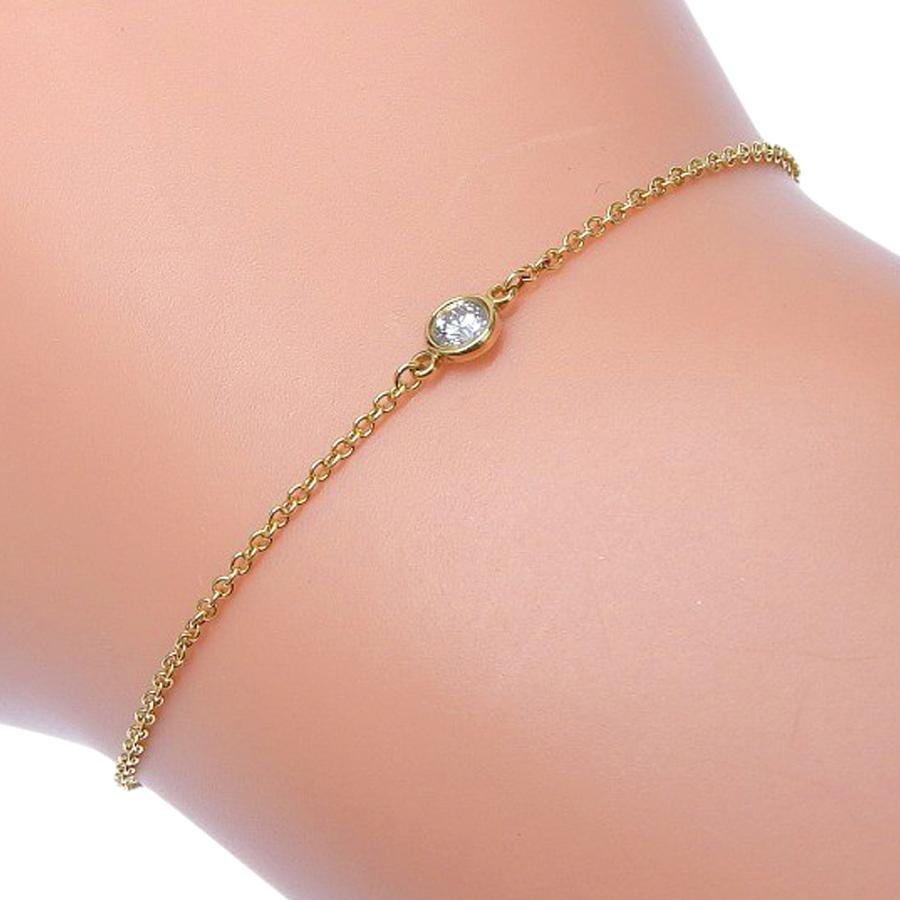 Tiffany & Co. ゴールドダイヤモンドブレスレット　　　バイザヤード Diamonds By The Yard TIFFANY&CO. TIFFANY ティファニー