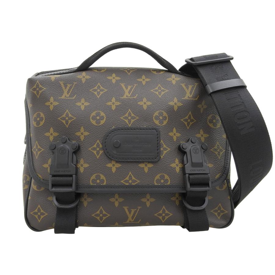 【本物保証】 新品同様 ルイヴィトン LOUIS VUITTON モノグラム マカサー LV トレイル メッセンジャー バッグ M46972 ショルダーバッグ LOUIS VUITTON（ルイ・ヴィトン） モノグラム マカサー LV トレイル