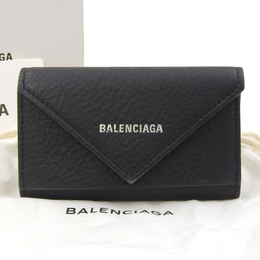 ✨美品✨BALENCIAGA バレンシアガ　ペーパー ６連キーケース ブラック BALENCIAGA（バレンシアガ） ペーパー キーケース6本用 499204 DLQ0N
