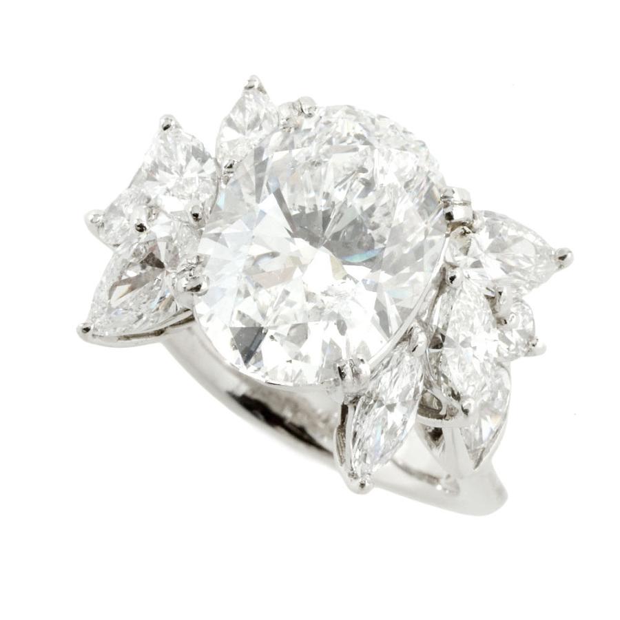 リング Pt900 ダイヤ 5.010ct メレダイヤ 2.007ct 12.5号 5ct up リング Pt900 ダイヤ 5.010ct メレダイヤ 2.007ct 12.5号 5ct up