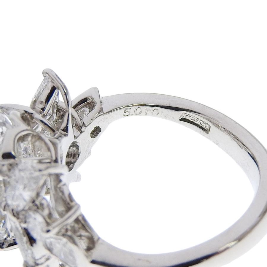 リング Pt900 ダイヤ 5.010ct メレダイヤ 2.007ct 12.5号 5ct up リング Pt900 ダイヤ 5.010ct メレダイヤ 2.007ct 12.5号 5ct up