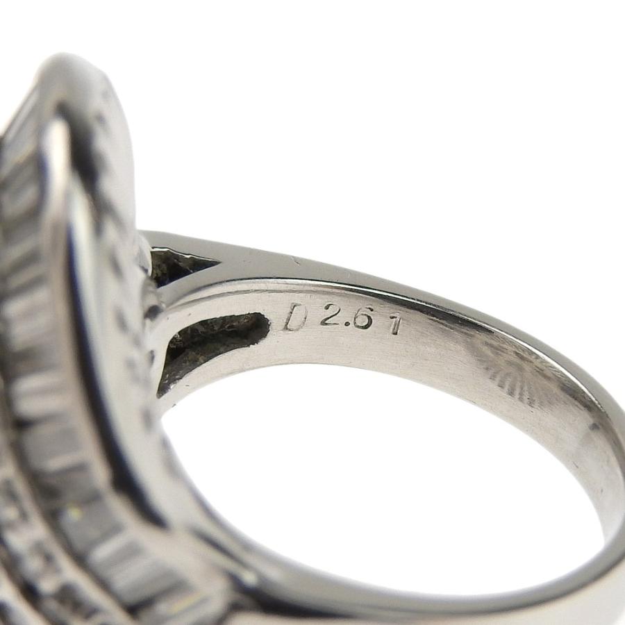 真珠 リング プラチナ Pt900 パール 13.5ミリ メレダイヤモンド 2.61ct 