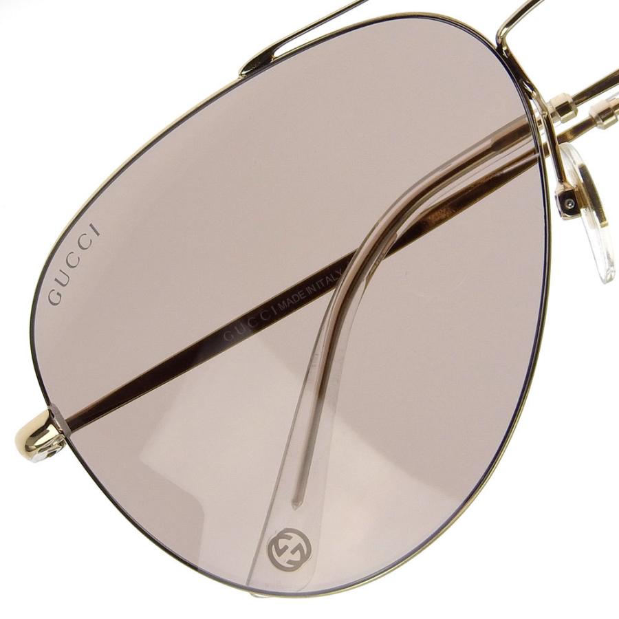 グッチ GUCCI ティアドロップ サングラス ブラウン 59□14 GG2245 希少 
