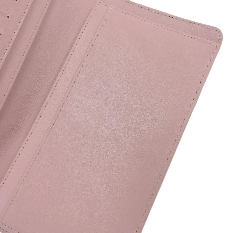 CHANEL シャネル ロゴ ココマーク 二つ折長財布 キャビアスキン ピンク  