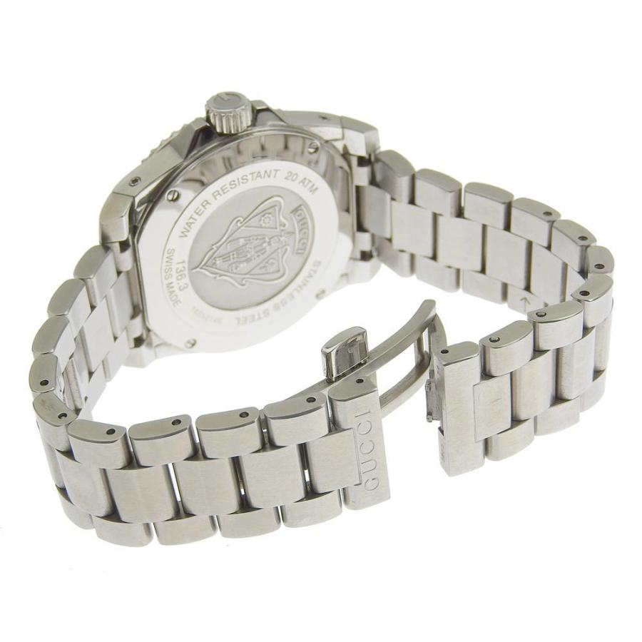 最安挑戦 白文字盤 腕時計 電池 クォーツ メンズ ダイヴ ダイブ Gucci グッチ デイト 美品 箱付 本物保証 Ya 3 136 腕時計 Www Maketheleapcoaching Com