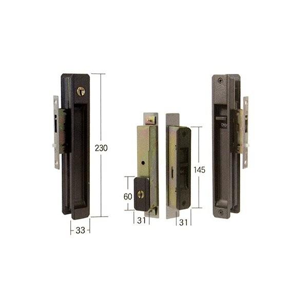 ykk 玄関ドア 引き戸 鍵交換 自分で 純正 3点セット AS162 ウエスト れん樹 引戸 戸先内外締り錠+召合せ内外締り錠セット TOS 通販