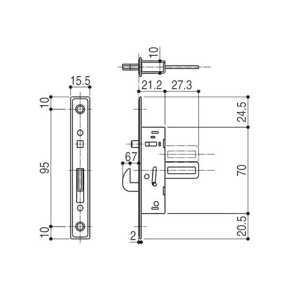 YKK AP ykk 玄関ドア 引き戸 鍵交換 自分で 純正品 玄関引戸 錠ケース